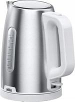 nerudijancio plieno virdulis - Braun WK 1500 Nerūdijančiojo plieno / Balta (Stainless Steel / White) - 1 nuotrauka