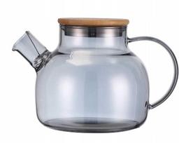 Kamille 9029 Stiklinis arbatinukas 1.0L Pilkas (Grey)