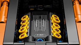 lego lamborghini - LEGO Technic Oranžinis Lamborghini Huracán Tecnica 42196 - 5 nuotrauka