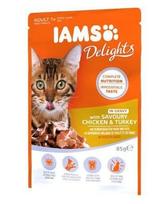 IAMS Cat Adult All Breeds Chicken & Turkey In Gravy 85 g