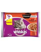 Whiskas troškinys drebučiuose (1+ metai) tradicinio skonio 4 X 85 g