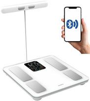 vonios rankenos - Klausberg KB-7857 Baltos (White) Vonios Svarstyklės su Kūno Analizės Funkcija - 1 nuotrauka