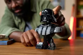 dartai - Lego Blocks Star Wars Darth Vader Bust 75439 - 2 nuotrauka