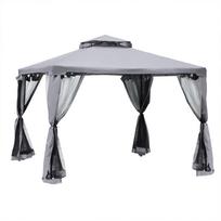 3x2,5 - Sodo pavėsinė Outsunny, 3x3x2.6 m, šviesiai pilka (Light Grey) - 1 nuotrauka