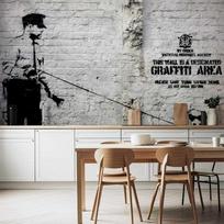 Fototapetas - Banksy - Graffiti Area