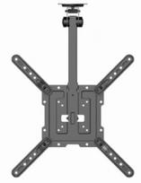 moto laikiklis - Gembird CM-55ST-01 Pilnai judantis televizoriaus lubinis laikiklis, 23"-55", Juodas (Black) - 1 nuotrauka