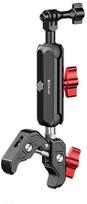 osmo action 5 pro - Puluz Motociklo Galinio Vaizdo Laikiklis Veiksmo Kameroms (PU3211) - 1 nuotrauka