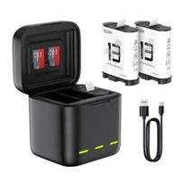 Telesin Trijų kanalų akumuliatoriaus įkroviklis GoPro Hero 13 Juodas (Black)