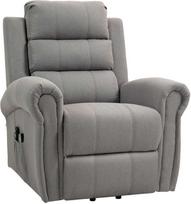 homcom fotelis elektrinis - Fotelis HOMCOM Elektrinis televizoriaus krėslas su atsilenkimo funkcija, šviesiai pilkas (Light Grey) - 1 nuotrauka