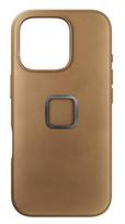 Peak Design case Apple iPhone 16 Pro Mobile Everyday Clarino Case, tan | M-MC-BU-BR-1