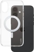 iphone 16 plus deklas - CARE by PanzerGlass Case Feature | Back protection | Apple | iPhone 16 Plus | Recycled plastic | Silver | Kickstand & MagSafe | 1327 - 1 nuotrauka