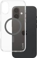 100 iphone - CARE by PanzerGlass Case Flagship | Back protection | Apple | iPhone 16 Plus | Recycled plastic | Transparent/Black | MagSafe | 1347 - 1 nuotrauka