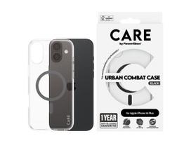 100 iphone - CARE by PanzerGlass Case Flagship | Back protection | Apple | iPhone 16 Plus | Recycled plastic | Transparent/Black | MagSafe | 1347 - 3 nuotrauka