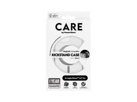 apple iphone 16 pro case - CARE Feature Case | Back cover | Apple | iPhone 16 Pro Max | Recycled plastic | Silver | Kickstand & MagSafe | 1328 - 3 nuotrauka