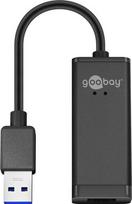 Goobay 39038 USB 3.0 Gigabit Ethernet Adapteris Juodas (Black)