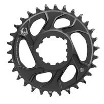 SRAM X-SYNC 2 Eagle ST Priekinė žvaigždė 30T DM 6mm OFFSET Juoda (Black)