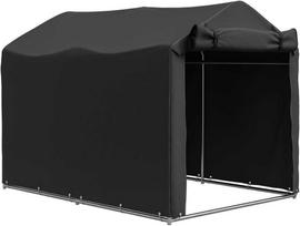 garazai palapines - Garažo palapinė Outsunny, 220 x 157 x 165 cm, juoda (Black) - 1 nuotrauka