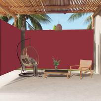 Ištraukiama šoninė pertvara vidaXL, 220x600 cm, raudona (Red)