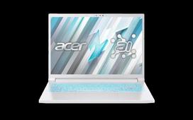 acer nitro v14 - Acer Nitro V14 ANV14-62-R0A5, Perlų balta (Pearl White), 14.5", AMD Ryzen 5 AI 340, 16 GB, 1 TB, NVIDIA GeForce RTX 5050, Windows 11 Pro - 1 nuotrauka