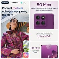 mobilus telefonai 512gb - Motorola Edge 60 Pro 512GB Violetinis (Purple) - 3 nuotrauka