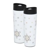 Termopuodelis Ambition Art Deco Stars, 0.34 l, aukso sp./balta sp./juoda sp.