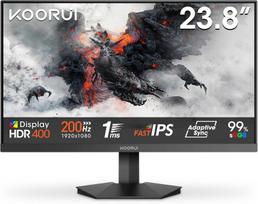 Koorui G2411P 23.8", IPS, FHD, Juodas (Black)