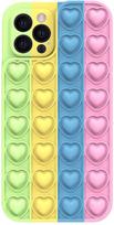 Topt Heart Pop It Dėklas Apple iPhone 11 - Spalva 4 (Color 4)