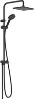 Dušo komplektas Hansgrohe Vernis Shape 230 1jet EcoSmart Reno, juodas matinis (Matte Black)