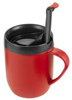 Termopuodelis Smart Cafe, 0.28 l, raudona sp.