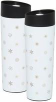 Termopuodelis Ambition Art Deco Stars, 0.34 l, balta sp./juoda sp.