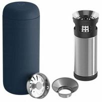 Termopuodelis Fellow Carter Infuser Set, 0.473 l, sidabro sp./tamsiai mėlyna sp.