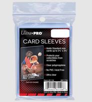 korteles - Ultra Pro kolekcinių kortelių įmautės Standard Sleeves, 100 vnt - 1 nuotrauka