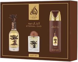 Lattafa Eternal Oud rinkinys EDP 100ml + EDP 20ml + Dezodorantas 200ml