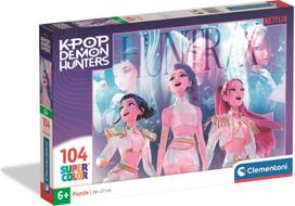 k pop demon hunters - Clementoni dėlionė K-Pop Demon Hunter 104 vnt - 1 nuotrauka