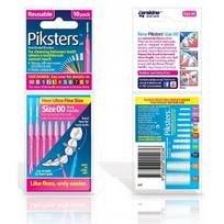 Piksters tarpdančių šepetėliai, 0,5 mm, rožiniai, 10 vnt.