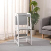 bokstelis - Tulano Mooby 35 grey – Montessori bokštelis ir staliukas - 1 nuotrauka