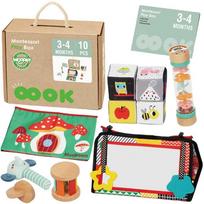 montessori zaislai - Woopie Montessori edukacinis rinkinys XXL 6in1 - 1 nuotrauka