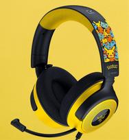 pokemon ausines - Razer Kraken V4 X Wired Over-Ear Microphone Pokémon Edition - 1 nuotrauka