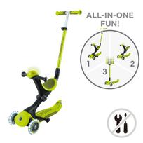 Globber paspirtukas Go Up Deluxe Lights, laimo žalia (Lime Green)