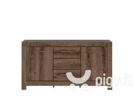 Komoda BRW Balin 2D3S, ruda