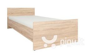 Lova BRW Nepo Plus LOZ/90, 90x200 cm, ruda