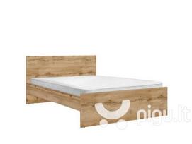 Lova BRW Zele 140x200 cm, ruda