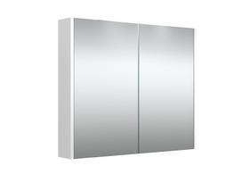 blizgios vonios spinteles - Vonios spintelė RB BATHROOM LUNA 80, su veidrodžiu, baltos sp., 78,2 x 65 x 12 cm - 1 nuotrauka
