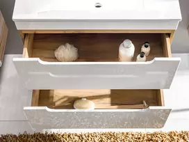 Vonios spintelė COMAD ARUBA WHITE 821- 80CM  FSC, balta