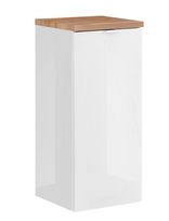 pastatoma spintele vonioje 35 cm - Vonios spintelė COMAD CAPRI WHITE 811B FSC, balta - 1 nuotrauka