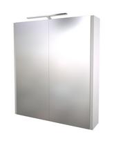 vonios spintele led - Vonios spintelė RB BATHROOM LUNA 60, 60x12x65 cm, balta - 1 nuotrauka