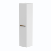 Vonios spintelė RB BATHROOM AMBER, ūkinė, pakabinama, baltos sp., 35 x 160 x 35 cm