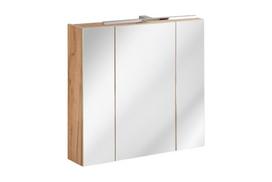 Vonios spintelė su veidrodžiu CAPRI OAK 843A, ąžuolo