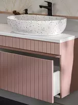 Vonios spintelė COMAD ICONIC ROSE 82-60-E-1S, rožinė