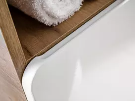 Vonios spintelė COMAD ARUBA WHITE 820- 60 CM FSC, balta